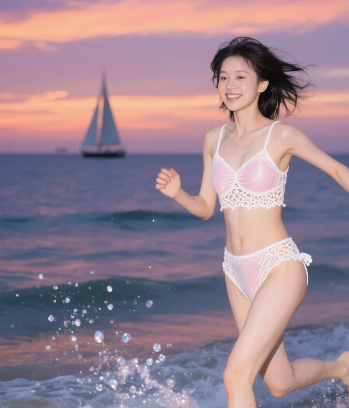 性感狙击令！海滨比基尼的视觉盛宴
