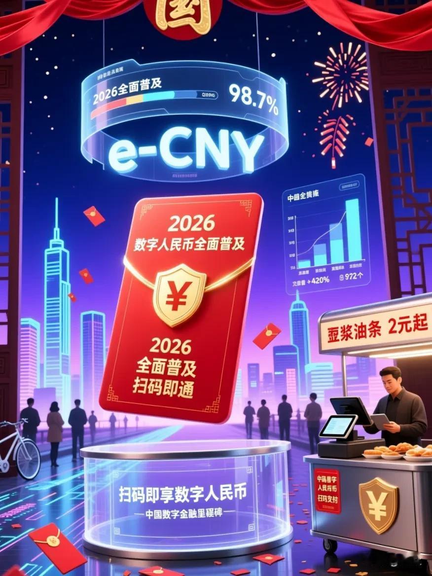 2026年，这回是真的要变天了。全球那么多央行搞数字货币，唯独咱们破了天荒：