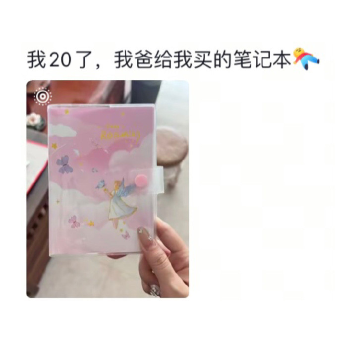 我爸给我买的笔记本