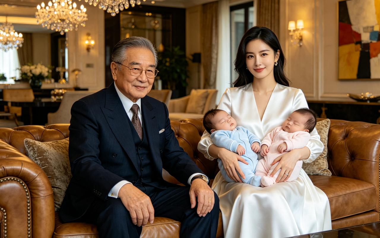 68岁大叔豪掷4800万养90后，婚内龙凤胎曝光，原配一纸诉状撕破伪装江苏一桩