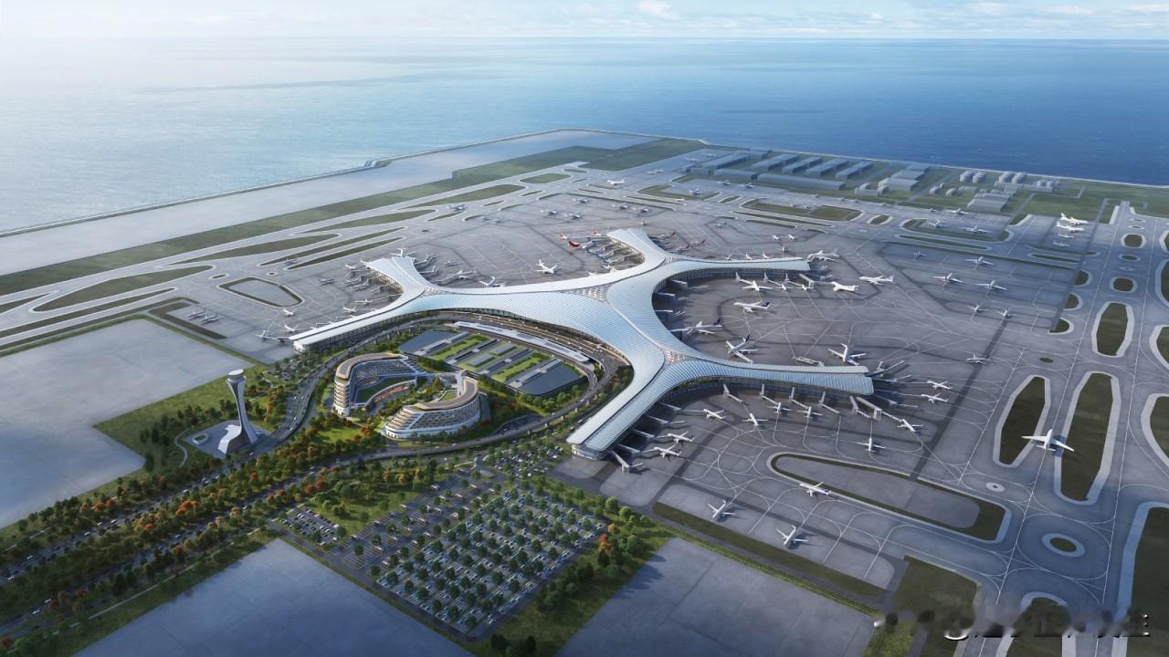 【大连金州湾国际机场项目】大连金州湾国际机场坐落于金州湾海域，是国家“十四五