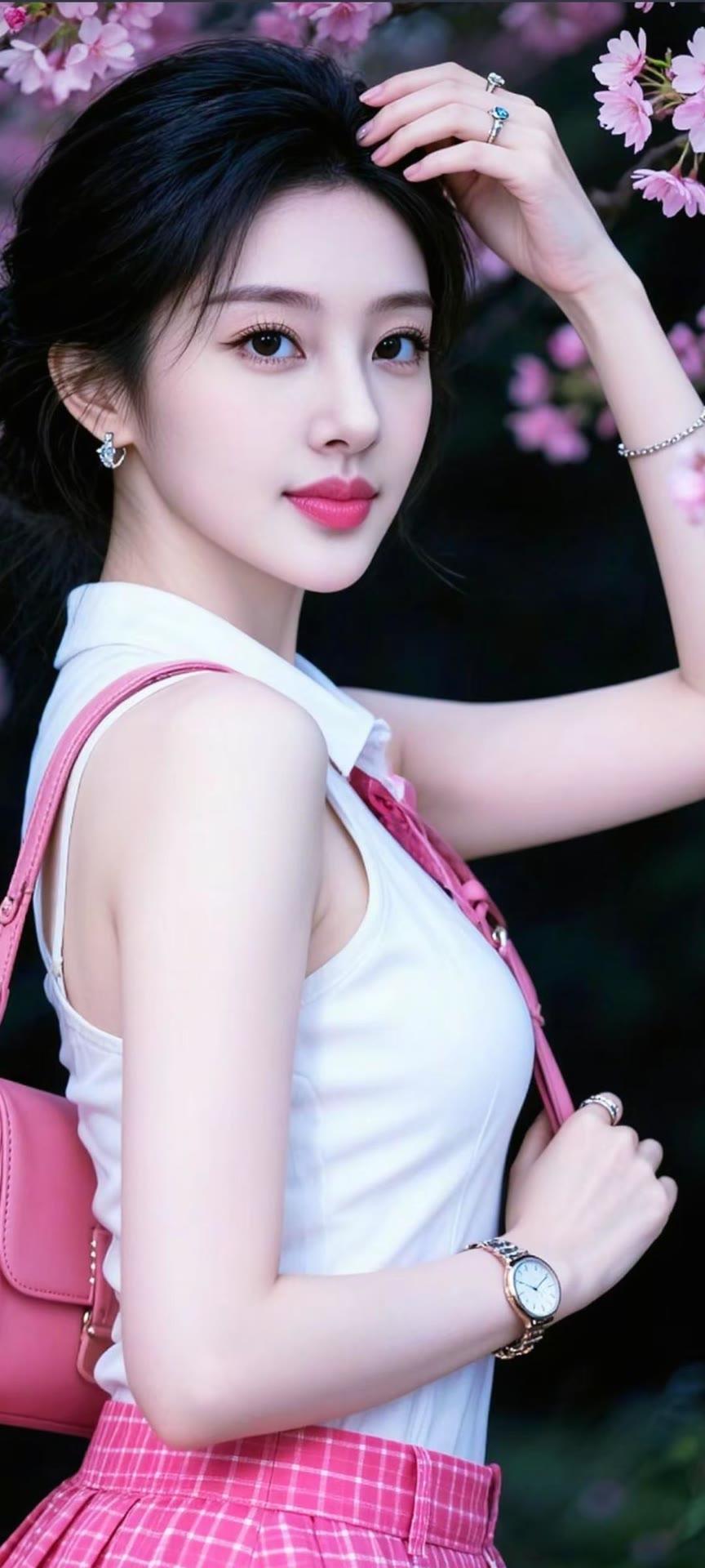少女心满满，粉色穿搭，甜美可爱！💕🌸
