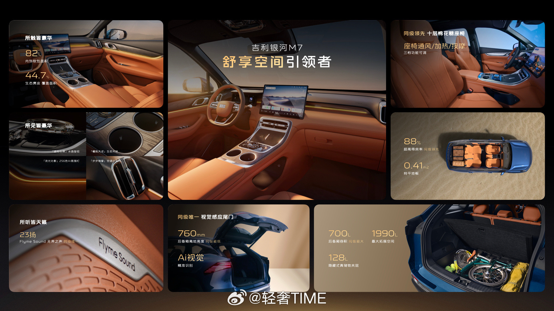 从前合资车引以为傲的50:50现在吉利银河M7一台电混SUV也做到了，麋鹿测试达