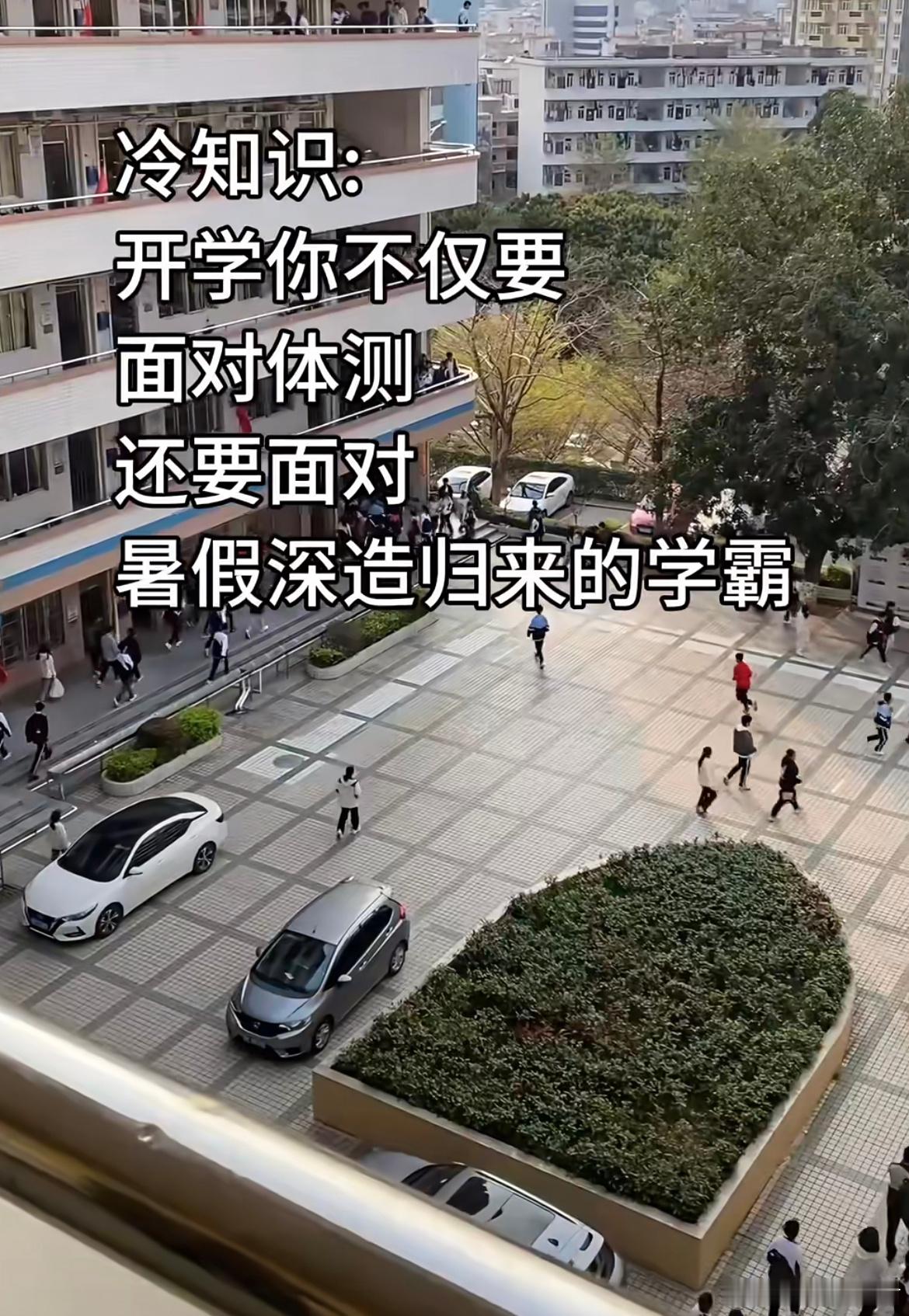 开学不仅要面对体测还要面对暑假深造回来的学霸​​​