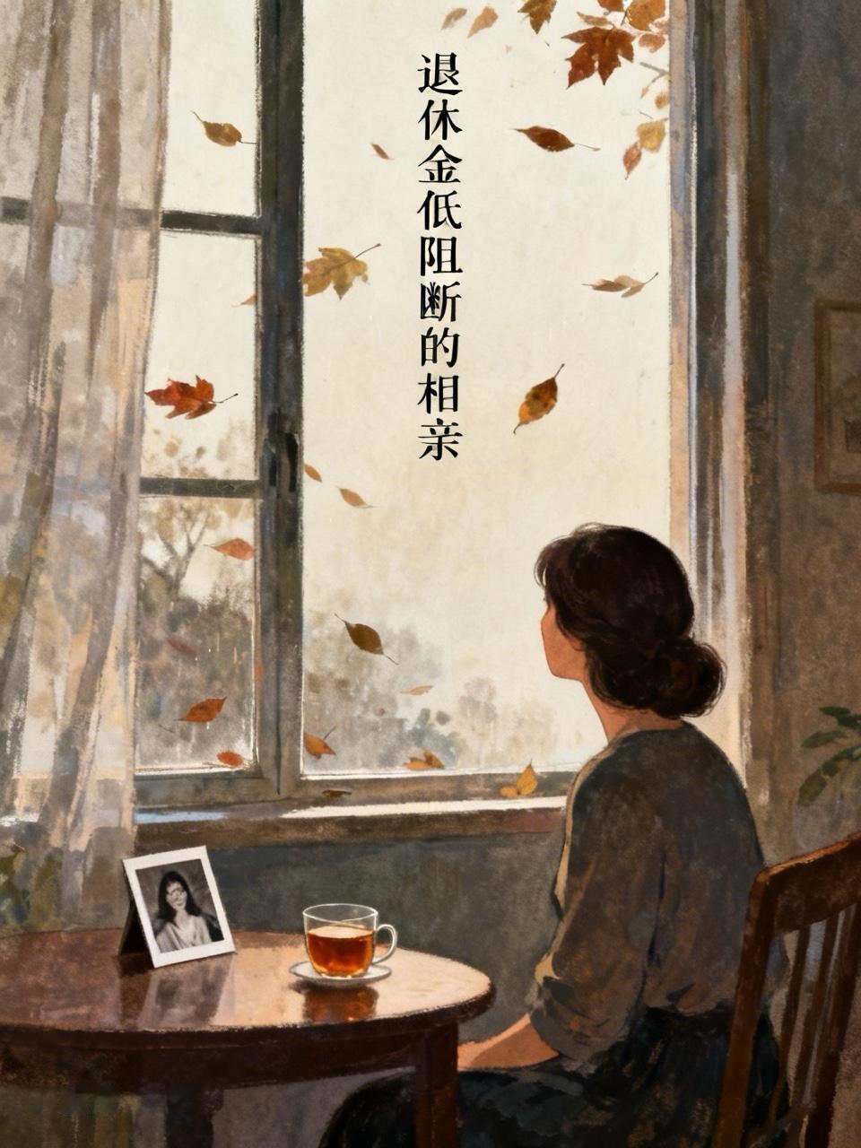 刚才看了一个视频，一位母亲低落的说，因为自己的退休金低，阻断了女儿的一场相亲。