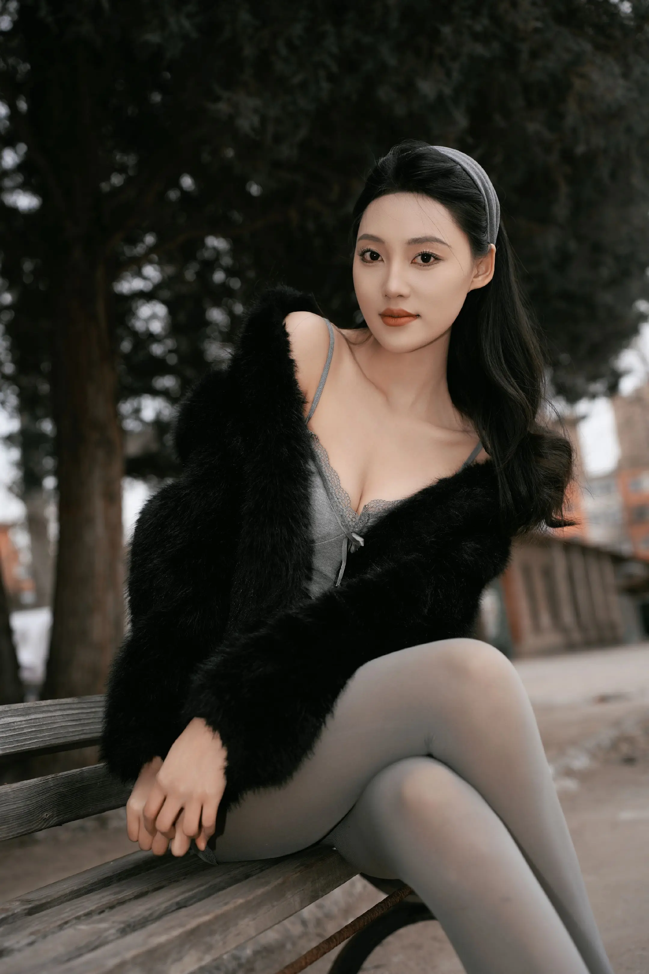 这次是灰色系女孩