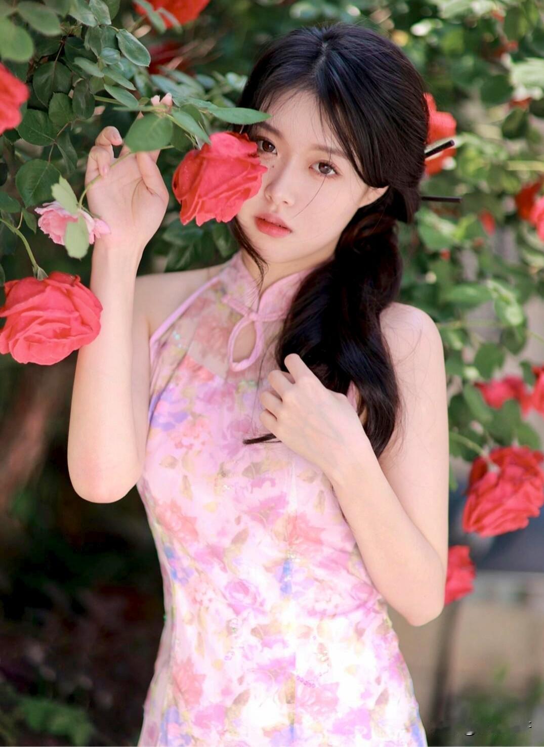 你是漂亮的花朵