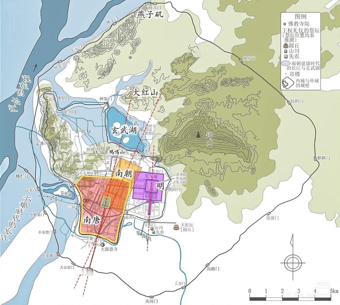 南京六朝时期，当时才是虎踞龙蟠，感觉以后西边变陆地就不行了[捂脸哭]