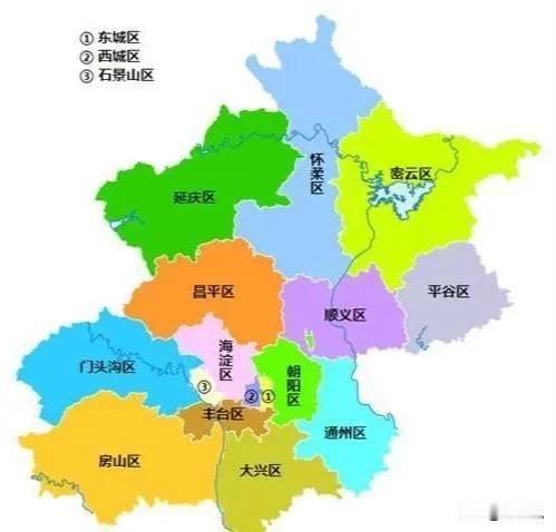 北京各个区档次划分第一梯队：东城，西城，海淀，朝阳，丰台，石景山--想买买不起