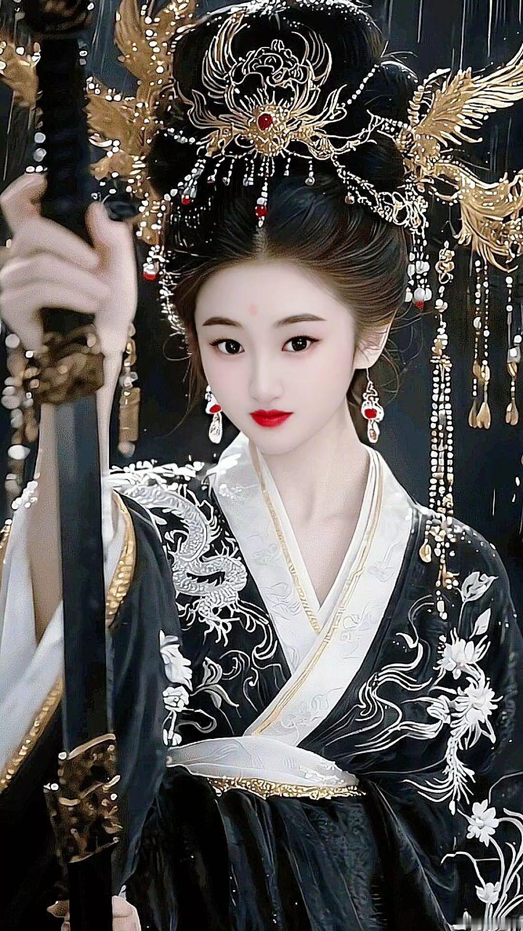 女帝妆造国风古韵汉服又美又飒气场全开