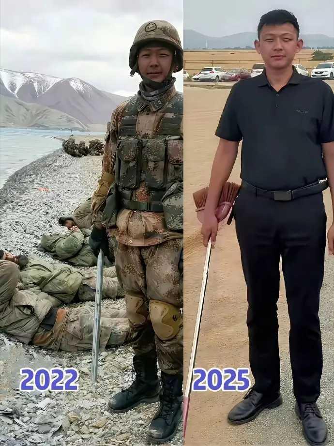 当过兵的人就是不一样，哪怕退伍了，身上还是有