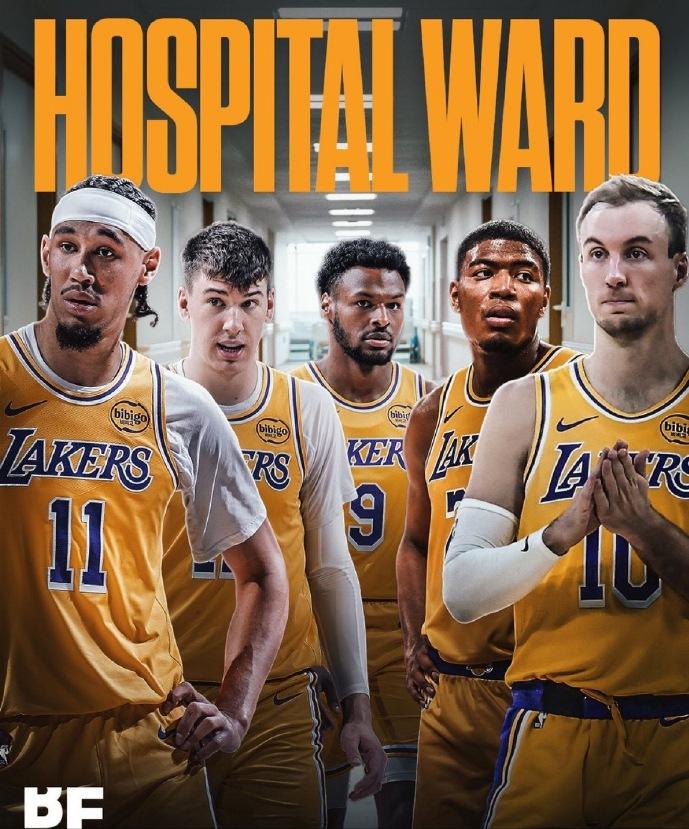 对阵雷霆，詹姆斯也不打了~伤缺人员：东契奇、里夫斯、斯玛特、詹姆斯。湖人