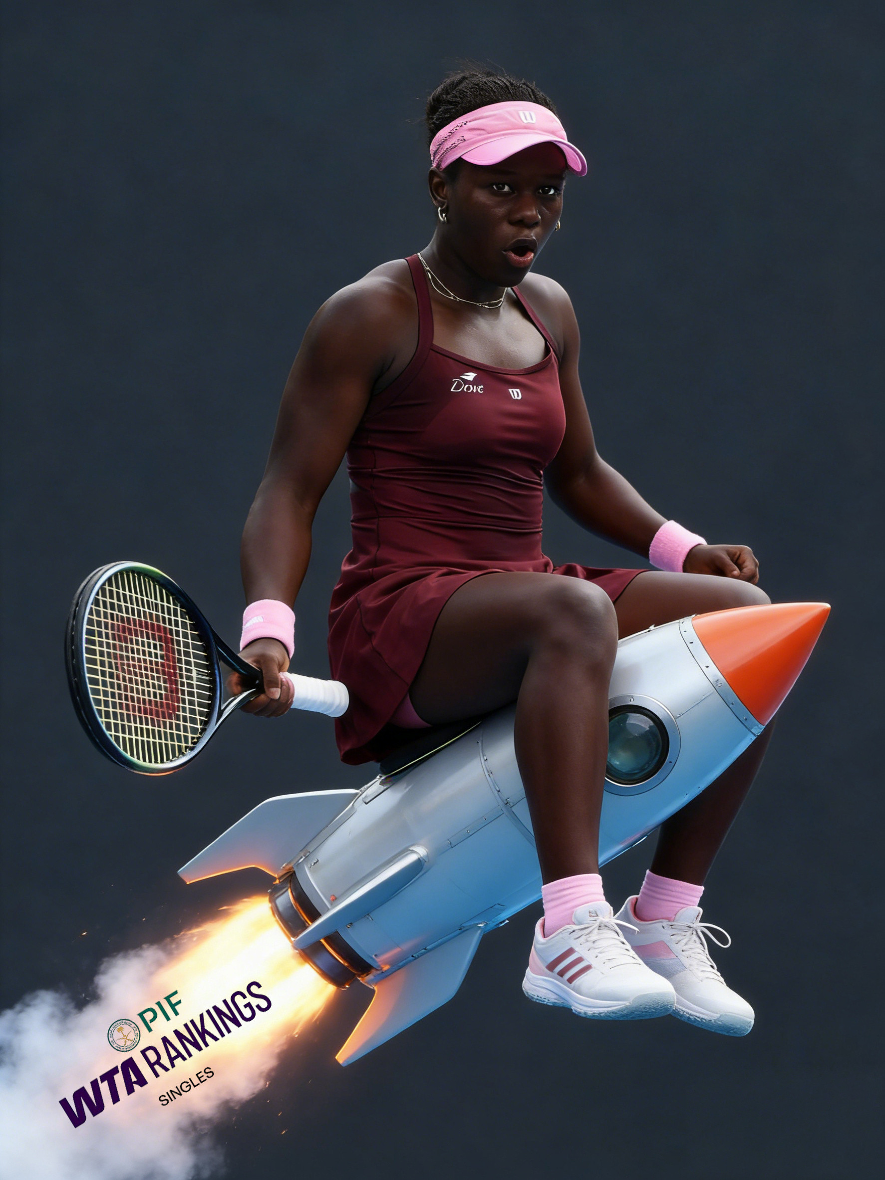 姆博科下周将首进世界前十，蹿升速度堪比坐火箭🚀⬇️2025年1月份，她排名33