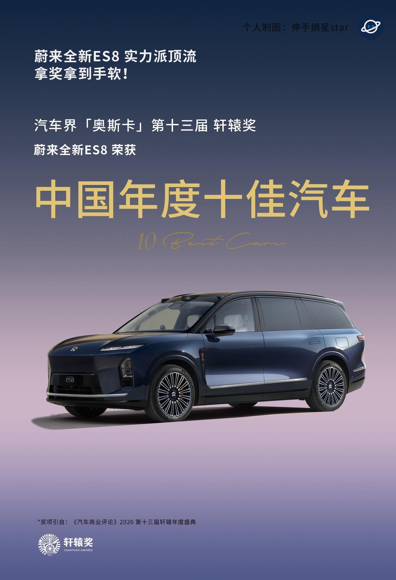 今年车圈，很难绕的开蔚来全新ES8，实在是太优秀了，销量起飞大爆款的同时拿