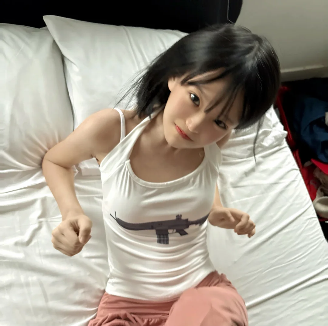 头发还没长长的时候