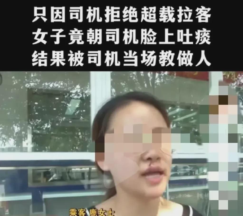 陕西西安，一女子带着一家人打车参观大雁塔，六个人，四个大人、两个小孩，挤得满满当