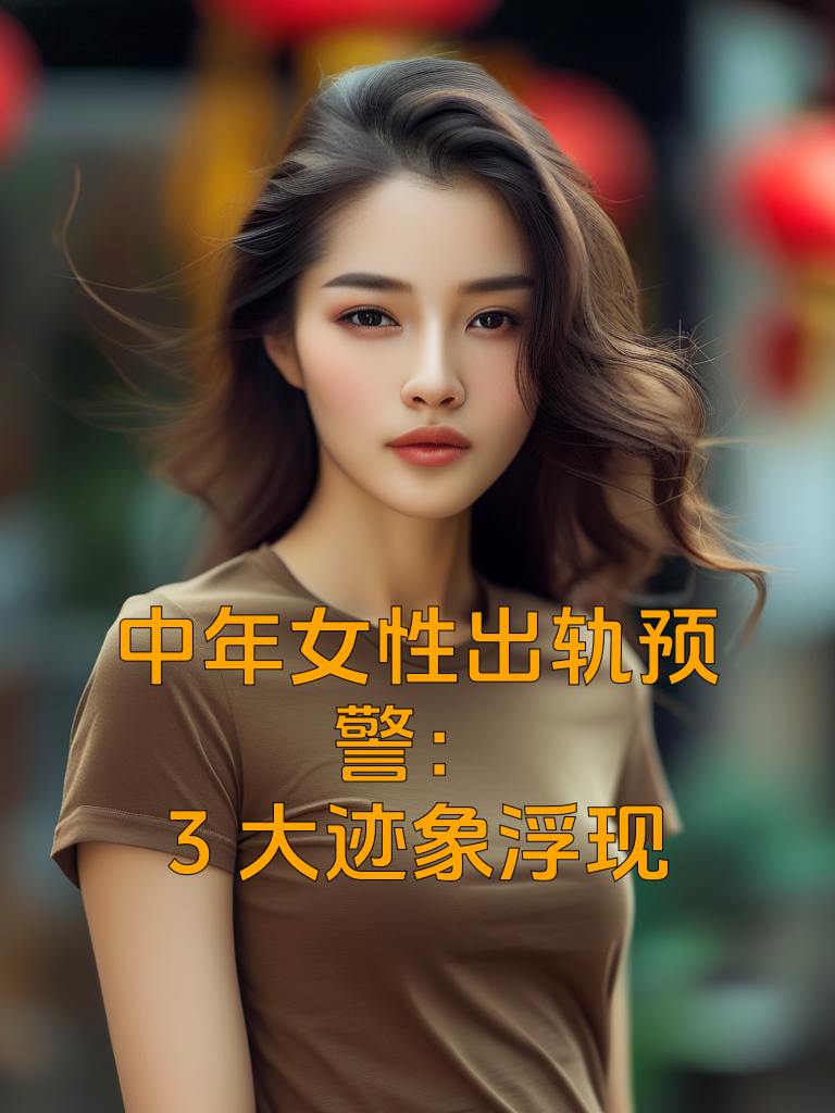 中年女性出轨预警：3大迹象浮现