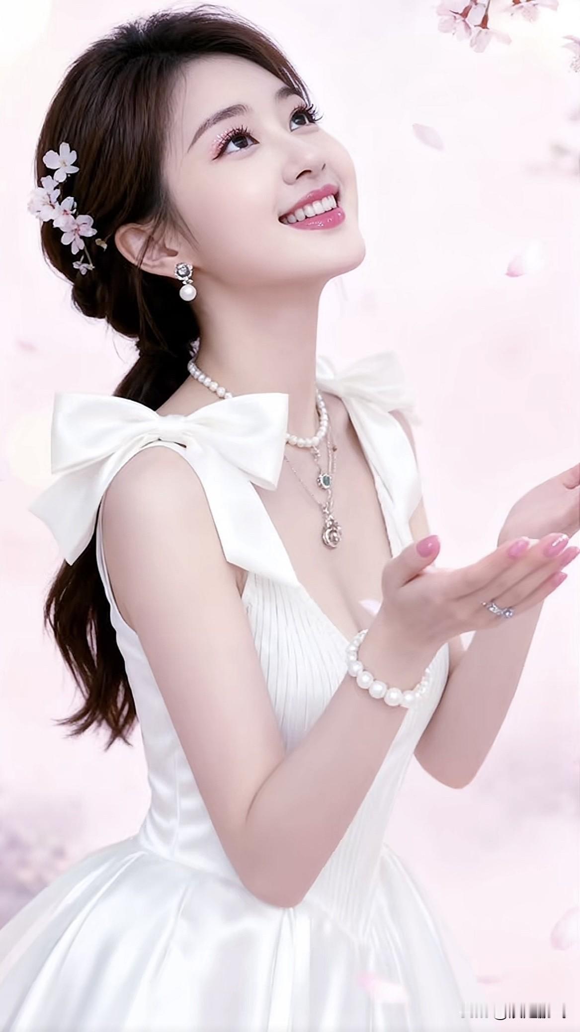 梦幻粉嫩，甜美公主风，花海中的优雅少女紫色花海少女花海少女感温柔花裙少女梦
