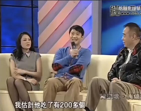 黎明说：“粤菜我是真的吃不习惯话，我跟爸爸去香港之后，最大的困扰就是吃饭，我有时