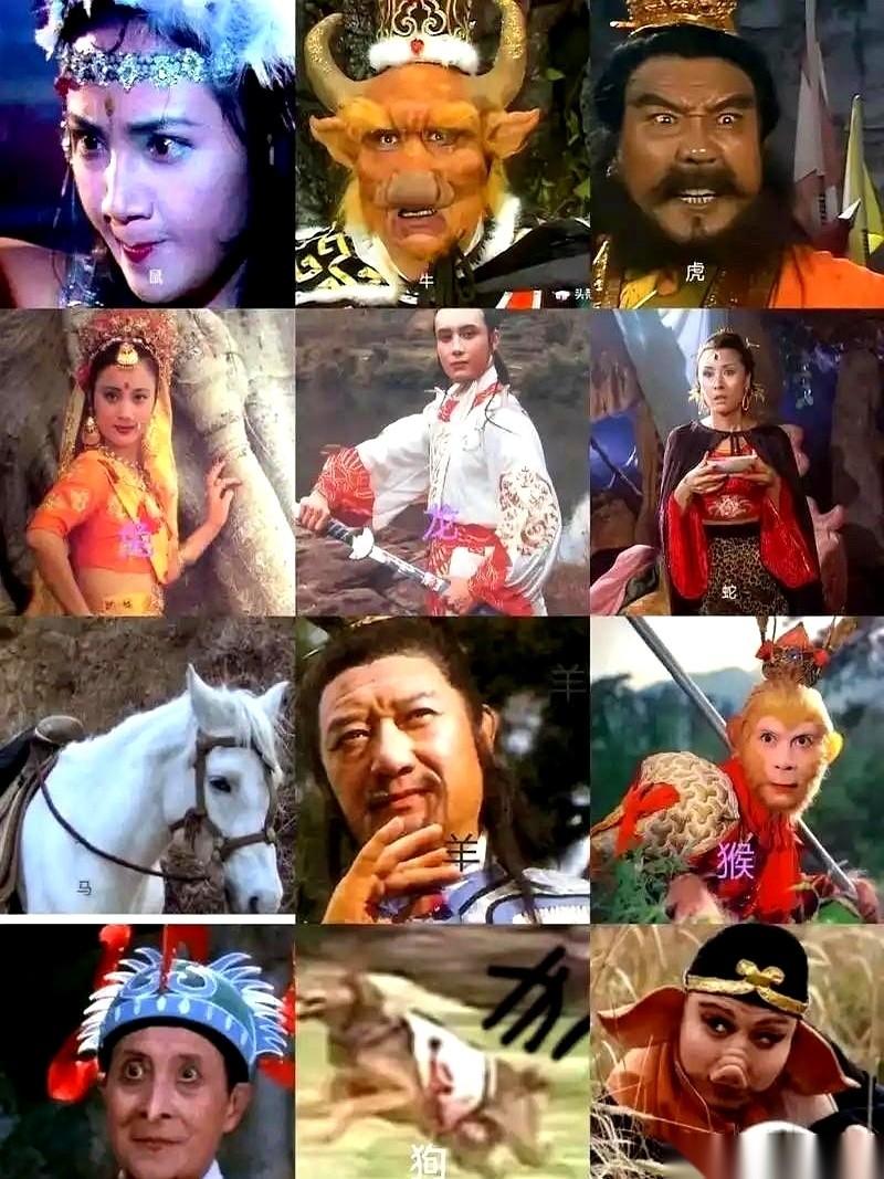 我跟你讲，刷了三十年《西游记》，今天才发现一个能把人说懵圈的事儿。十二生肖，在