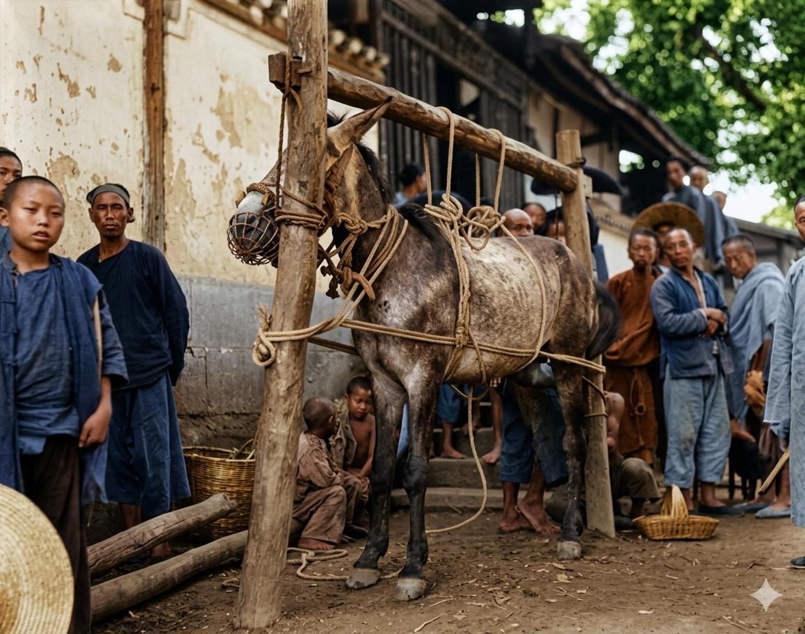 这张照片是美国社会学家西德尼·甘博于1917-1919年间，在重庆铜梁县拍摄的为
