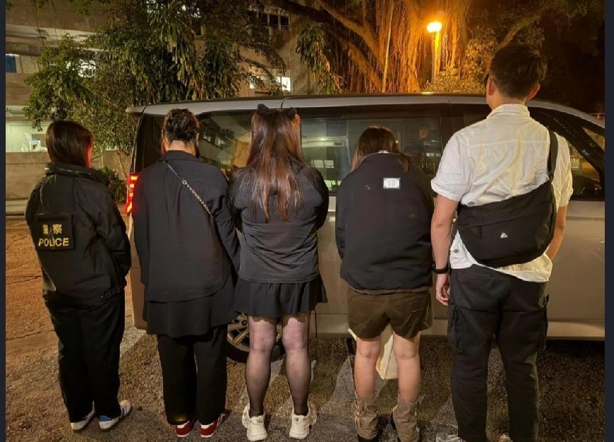 为打击观塘区内街头卖淫问题，香港观塘警区人员一连7日（3月29日至4月4日）展开