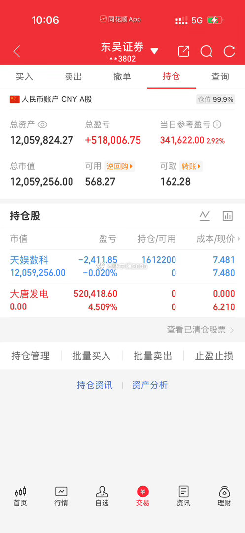 300万本金，记录全职炒股365天一年翻5倍，拒绝马后炮，全程公开验证，欢迎大家