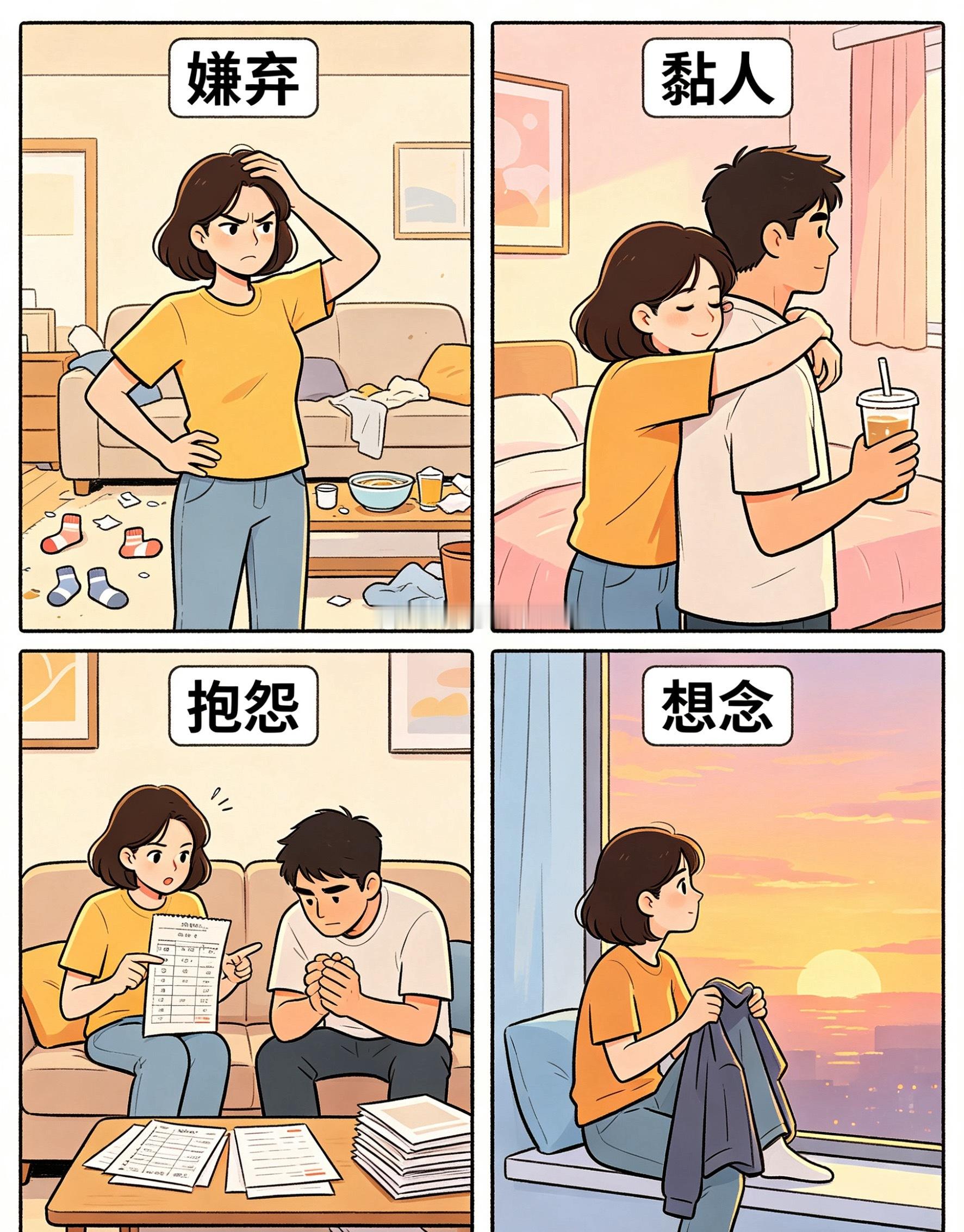 网友说出女人的通病：1、没有老公，盼老公2、有了老公，嫌老公3、需要花钱，黏老公
