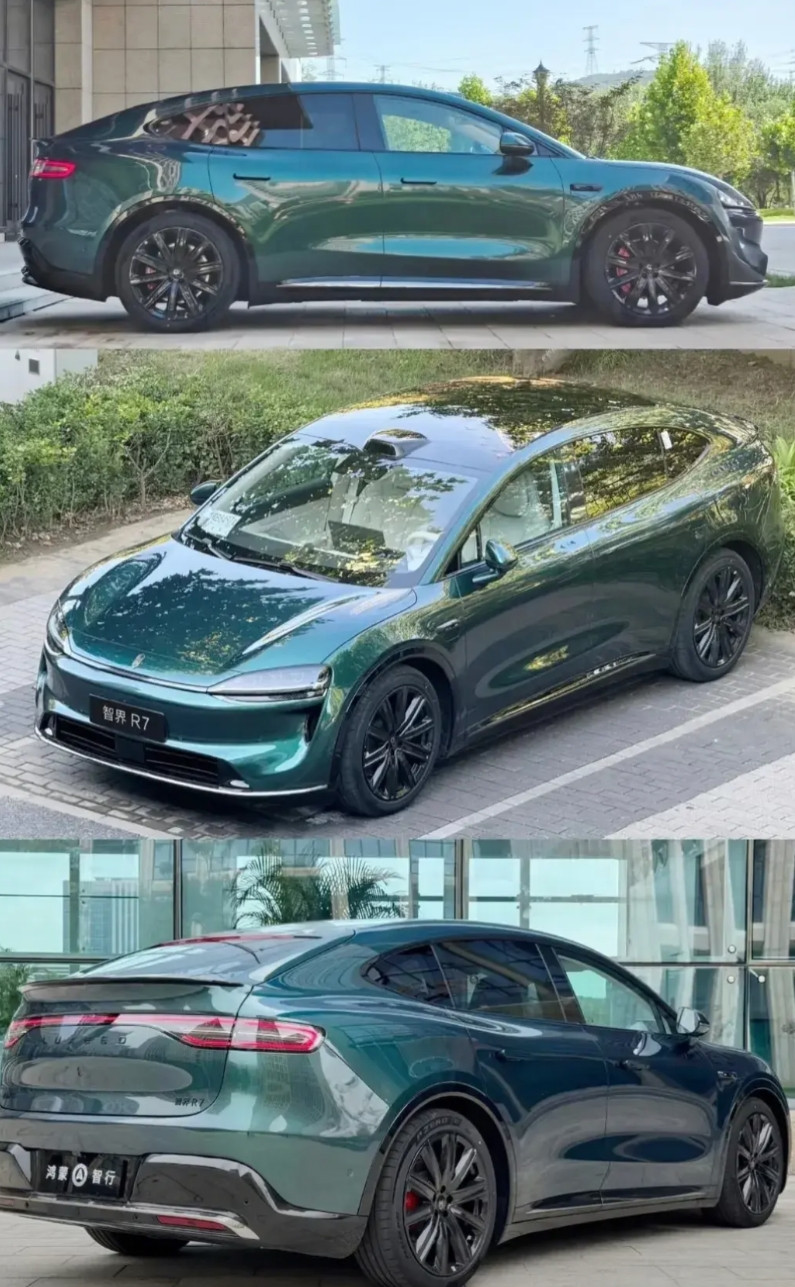 贴了标的叫r7，没贴标的是奇瑞。新一代华为智界r7，带标的r7你会选择他吗？！