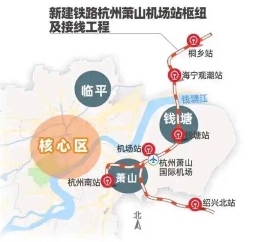 绍兴地铁8号线直通萧山机场：美好愿望下的现实难题近期，关于绍兴地铁8号线能否