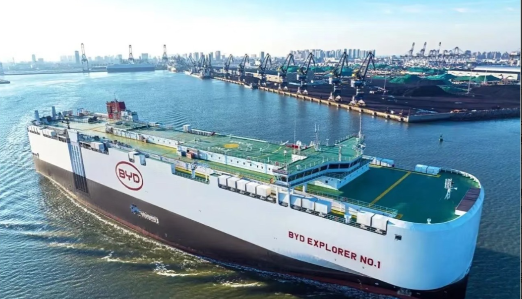 一季度，比亚迪出口31.98万辆一季度，奇瑞出口39.33万辆一季度，上汽出