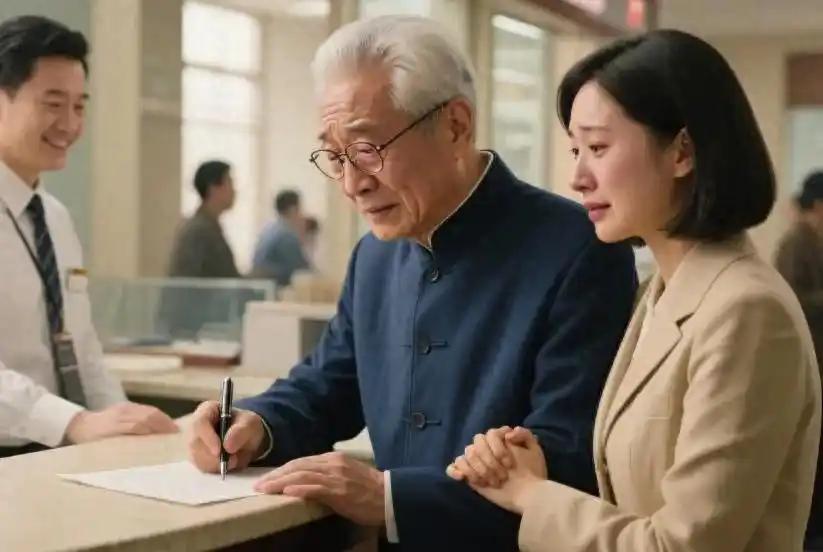 金钱面前，亲情算什么？北京一家庭，大女儿掏了5.8万给父亲买房，全家白纸黑字签