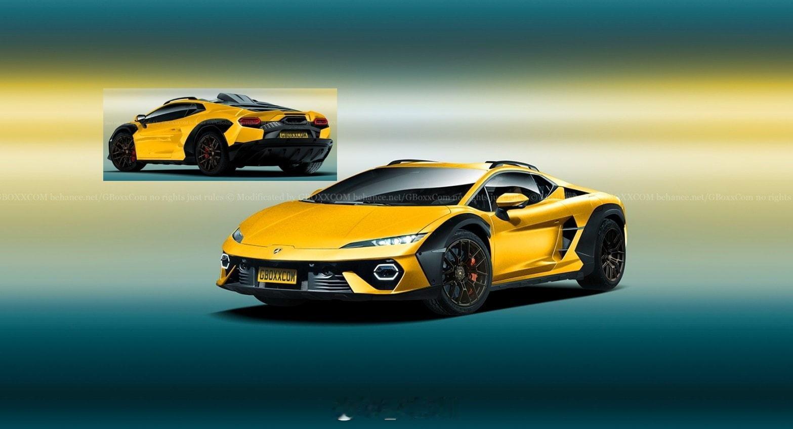 兰博基尼兰博基尼TemerarioSterrato渲染图【新车渲染】兰博基尼