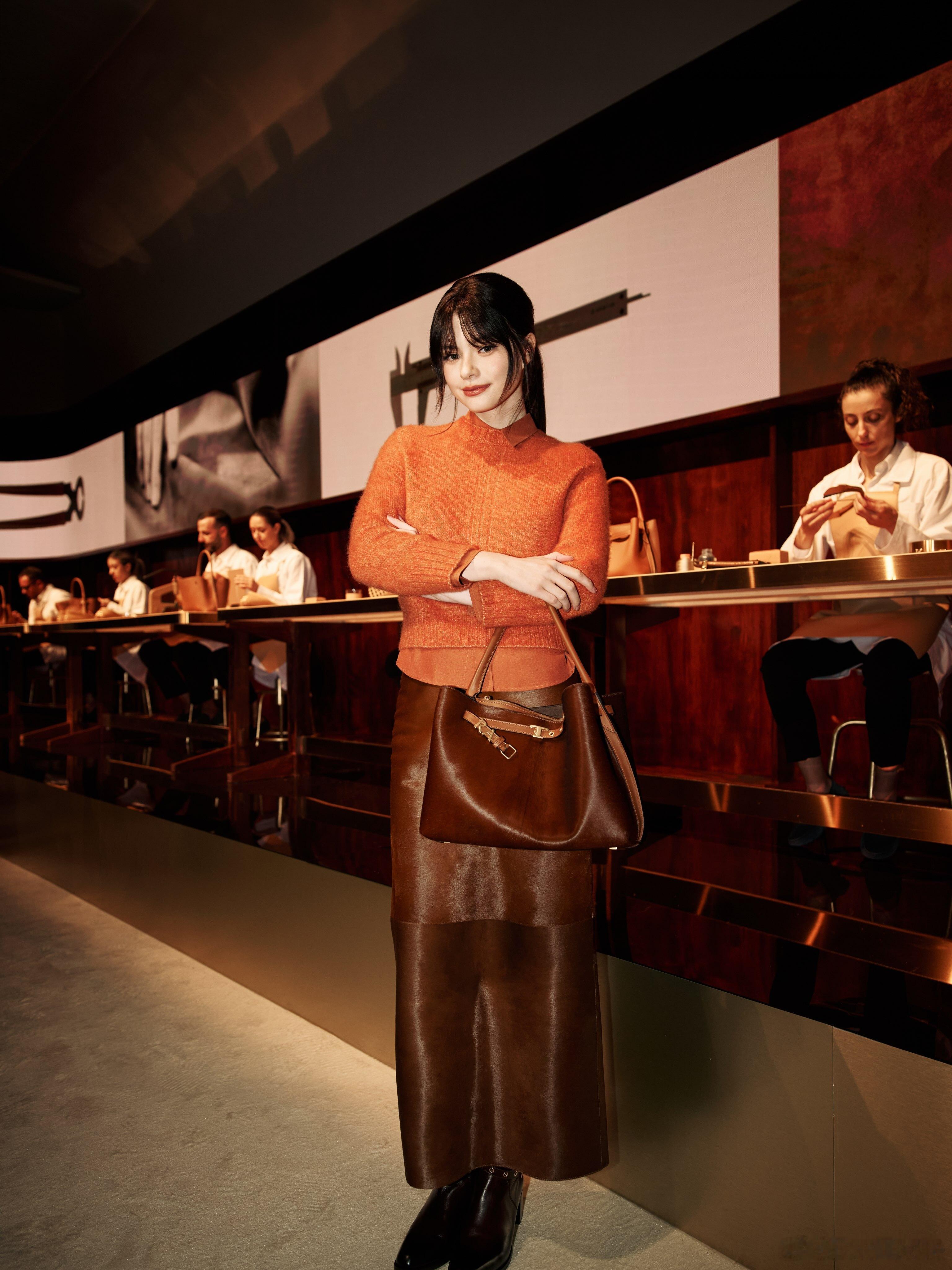 Becky×TOD'S2027春夏大秀造型图集📸米兰时装周春夏时装周