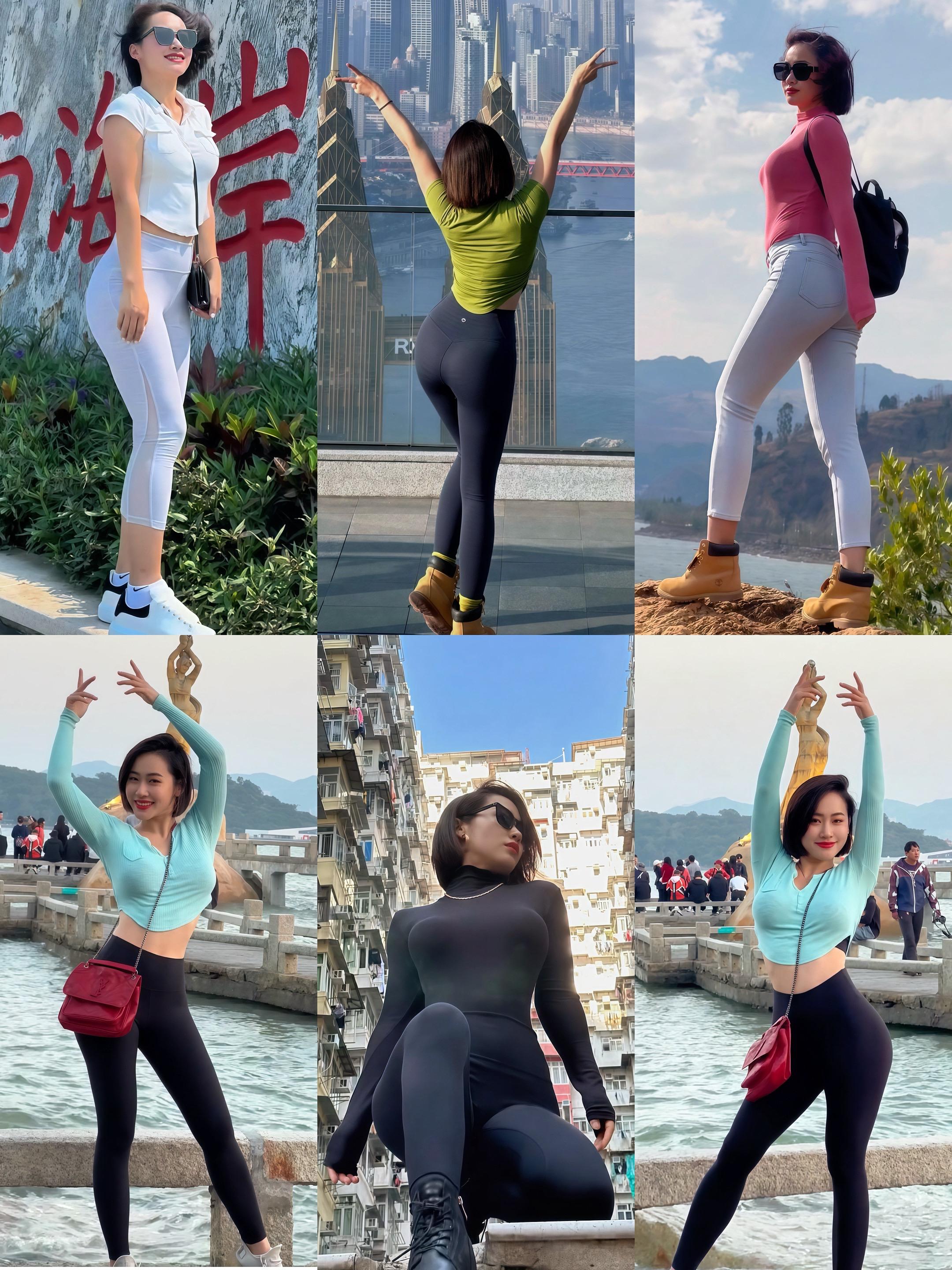 美女 好身材好气质 秀出好身材 上热搜 大长腿小蛮腰