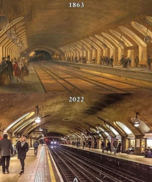 英国伦敦的地铁，到现在已经有160年了，现在还在继续运营。1863年伦敦开通