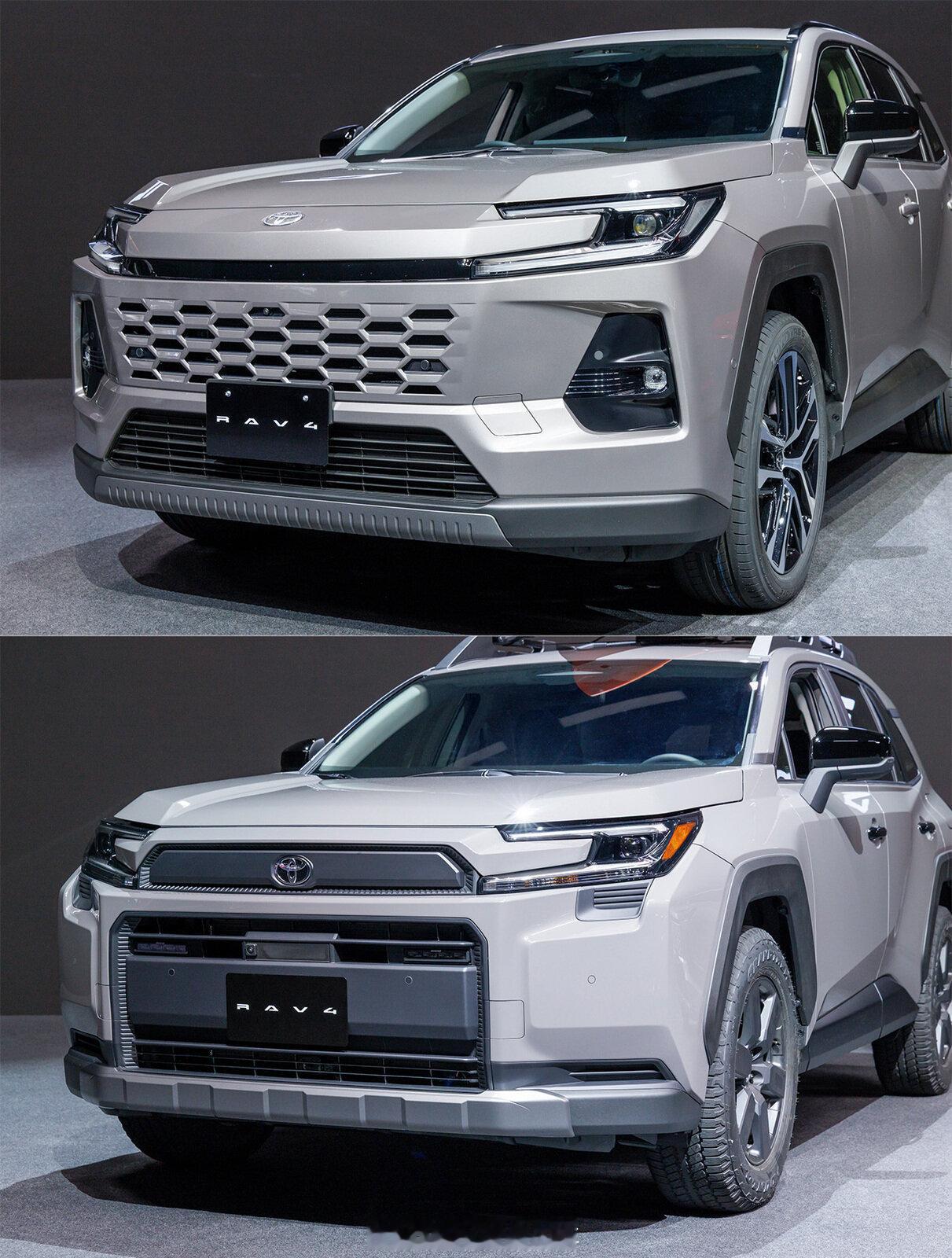 丰田中国正式进入RAV4换代时刻，你更喜欢哪个造型？这或许是丰田中国最后一次RA