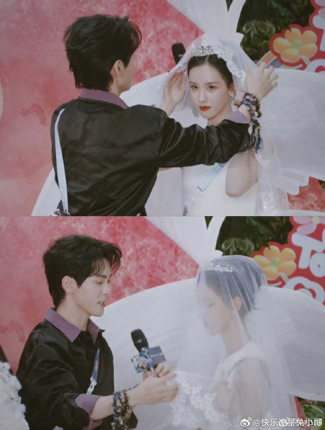 曾舜晞陈都灵戴头纱剧宣曾舜晞陈都灵完全是婚礼现场头纱造型太绝，氛围感直接封神，曾