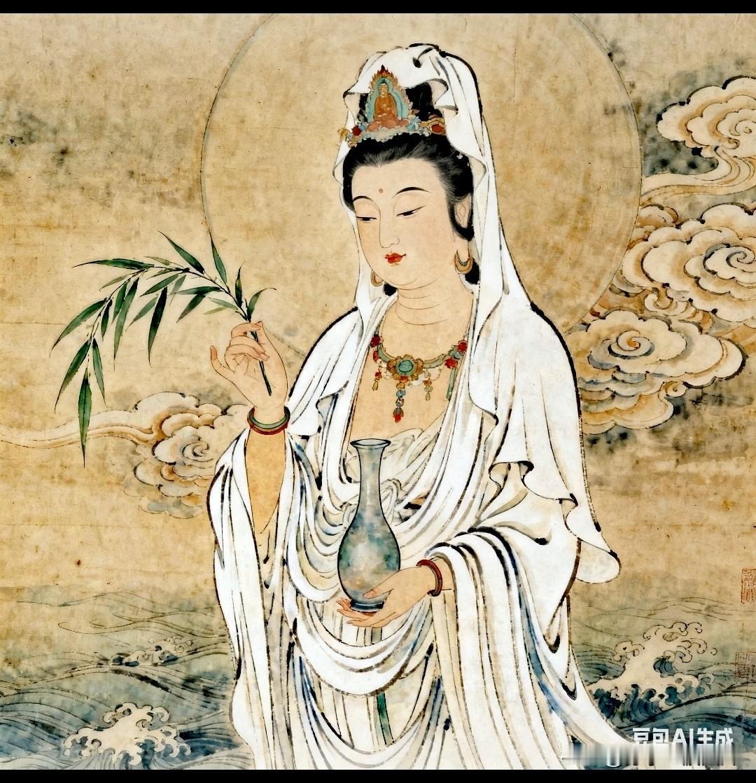 观音菩萨护佑，平安顺遂伴一生。