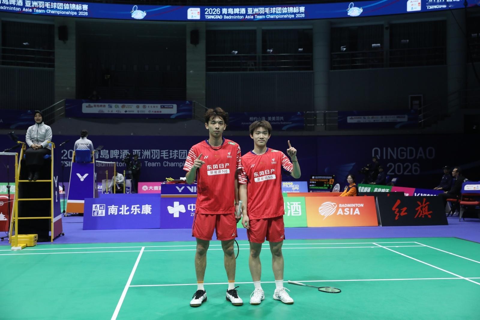 亚团赛国羽战绩汇总：（）括号内为世界排名，✅胜，❌负【🇨🇳胡珂源/林祥毅(