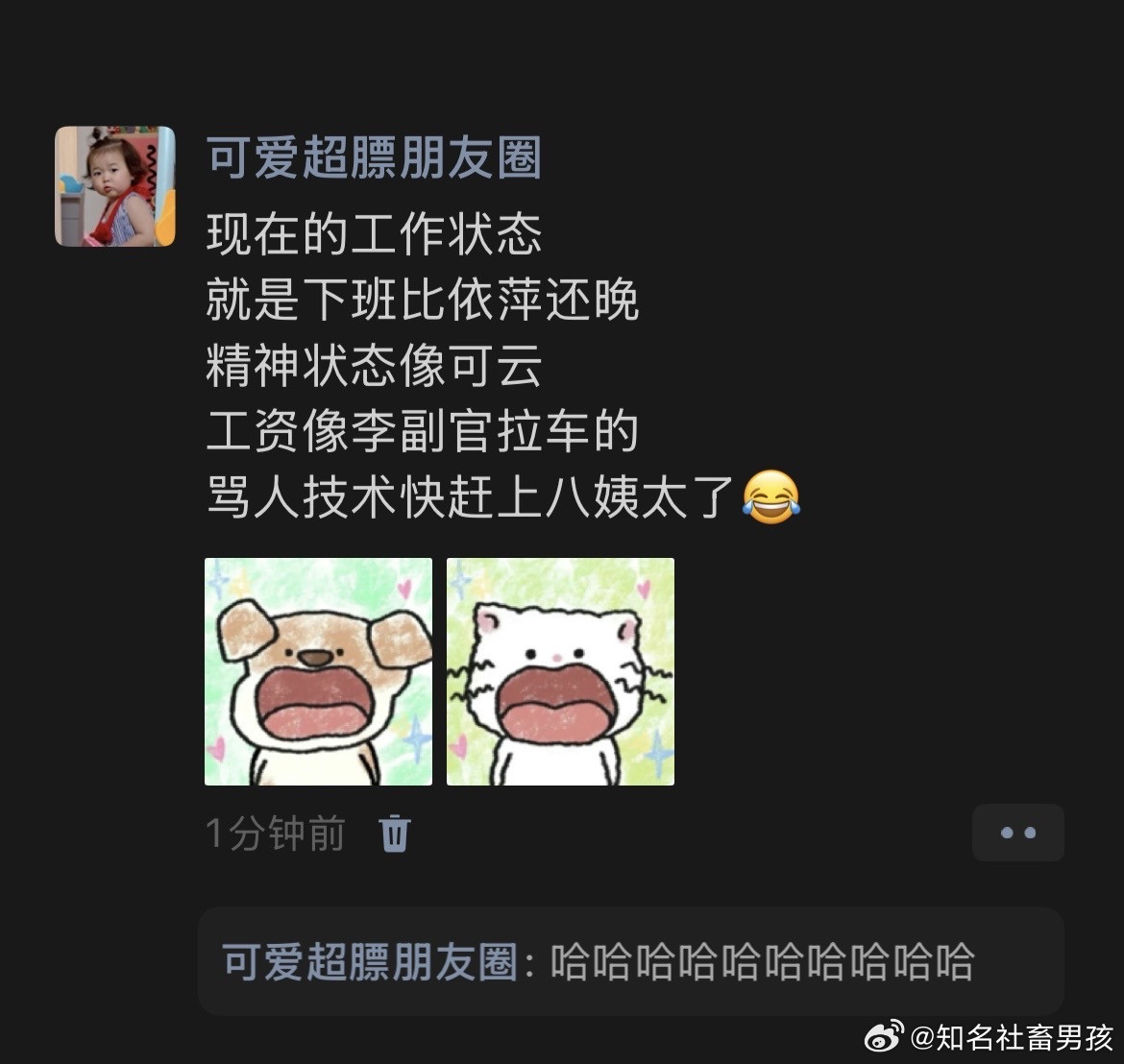 我现在的工作状态