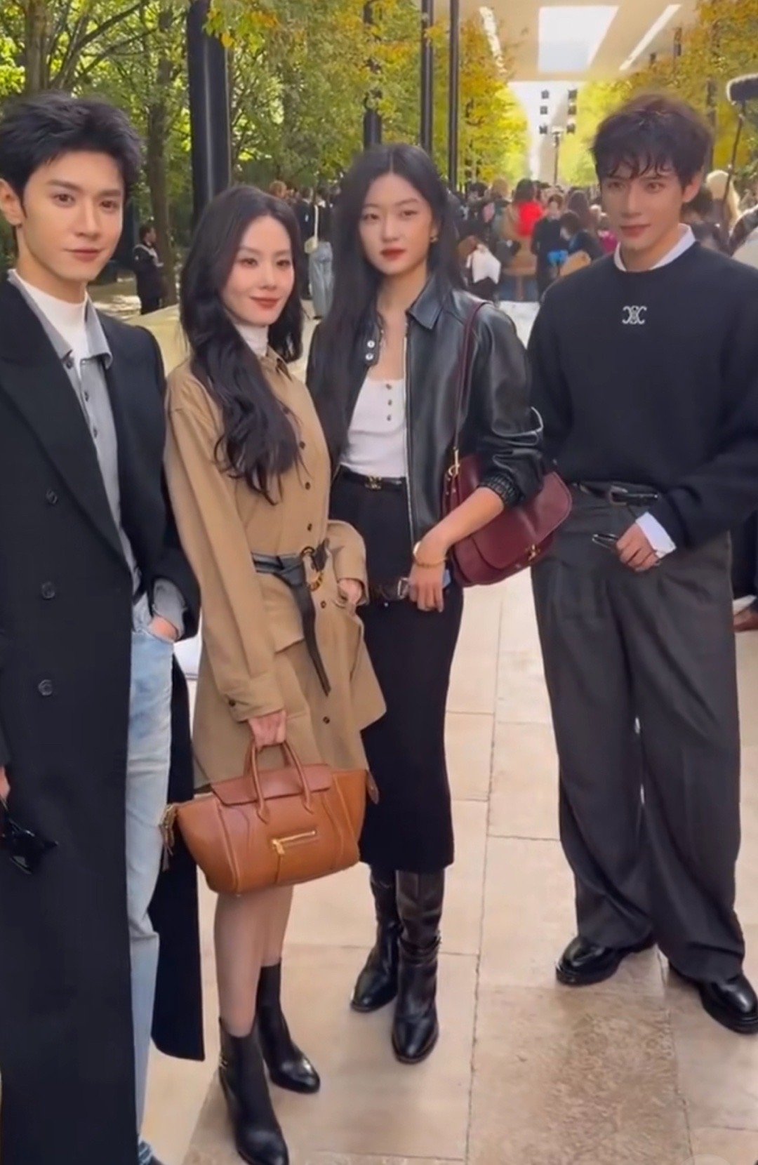 CELINE的选人眼光刘诗诗、王安宇、孙千、陈哲远，势均力敌的四张脸​​​