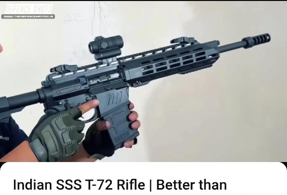 印度新式枪械自主研发获得突破十年磨一剑！印度本着自主研发的精神，终于在这款s