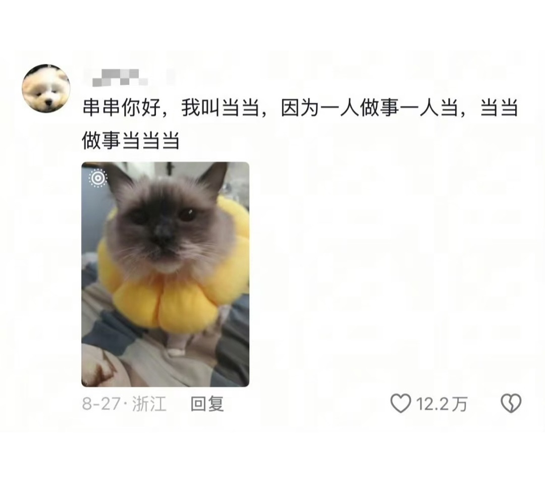 论宠物名字能有多萌？