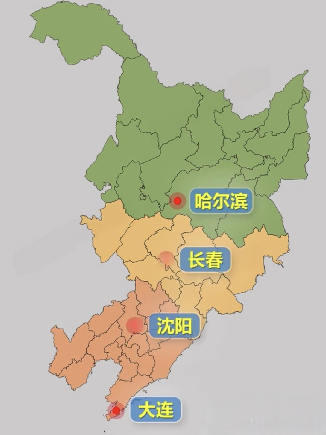 未来的东北第一城，这四个城市谁会脱颖而出？三个省会城市➕海边城市，