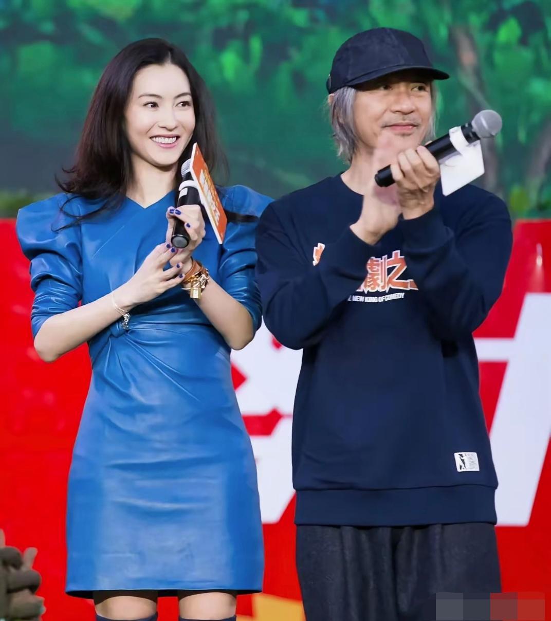 我预计，全国观众都要被周星驰折服了，《一路繁花2》星爷为张柏芝拍宣传视频，本来就