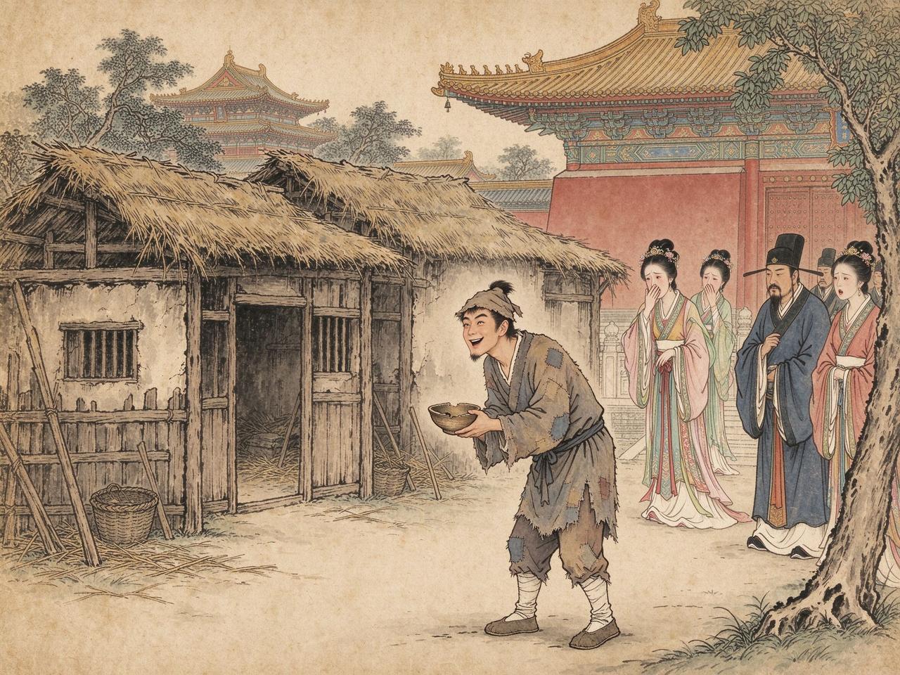 说起朱元璋，很多人脑子里立刻浮现一个天生枭雄：放牛时就敢杀地主家的牛，当和尚时已