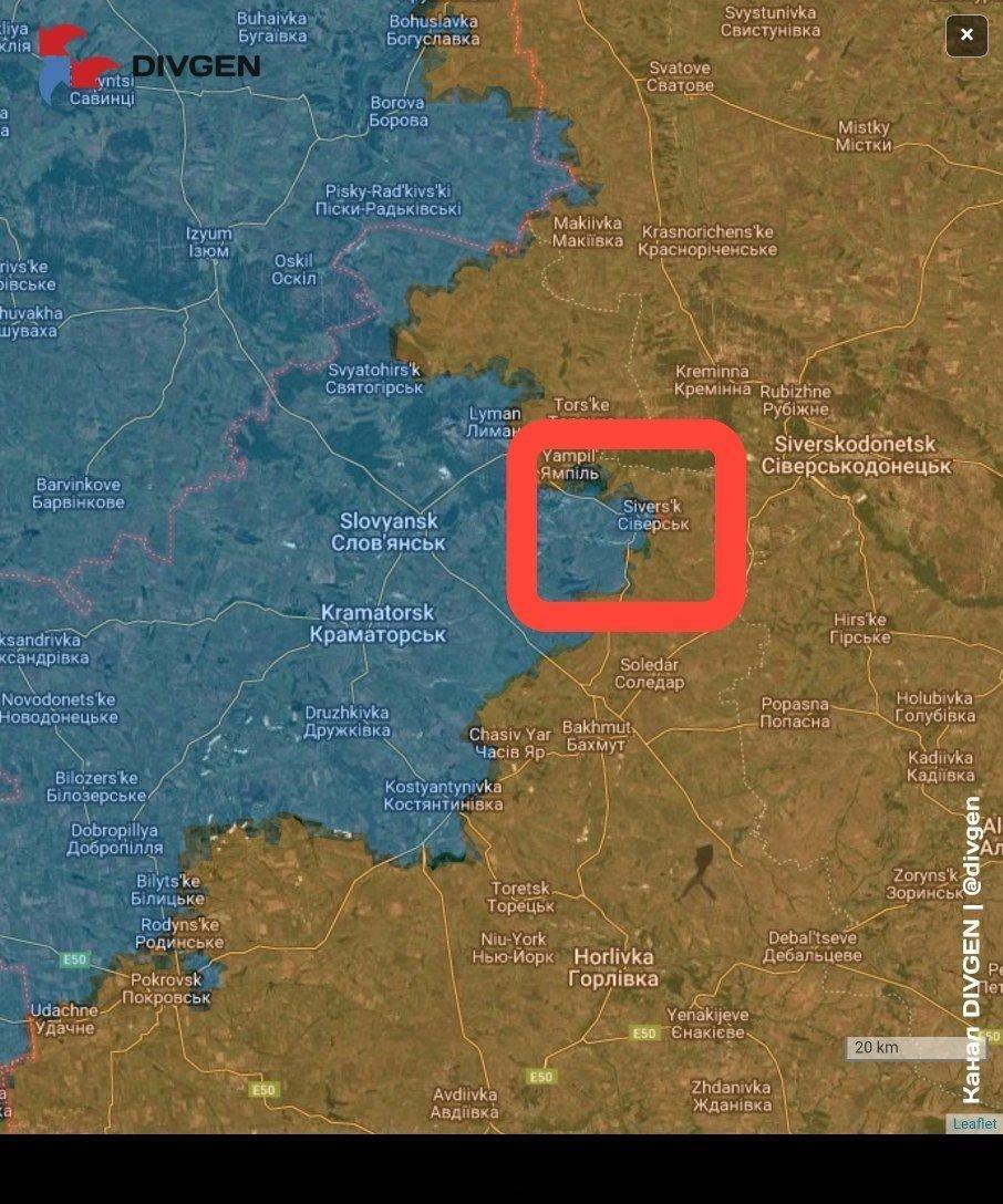 俄乌冲突塞韦尔斯克。乌克兰防御部队在塞韦尔斯克东郊的防御工事线最终失守。俄军突