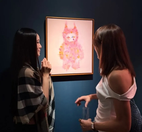 吴宗宪去看小S女儿画展，砸2万巨款买走其中一幅画