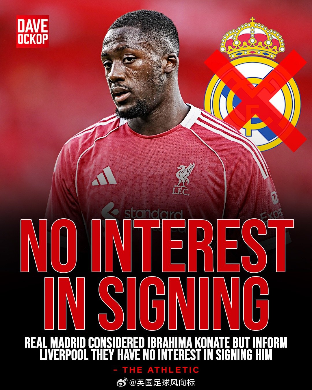 【皇马放弃引进科纳特】罗马诺与TA先后发文：皇马已经通知利物浦，他们不会继续推动